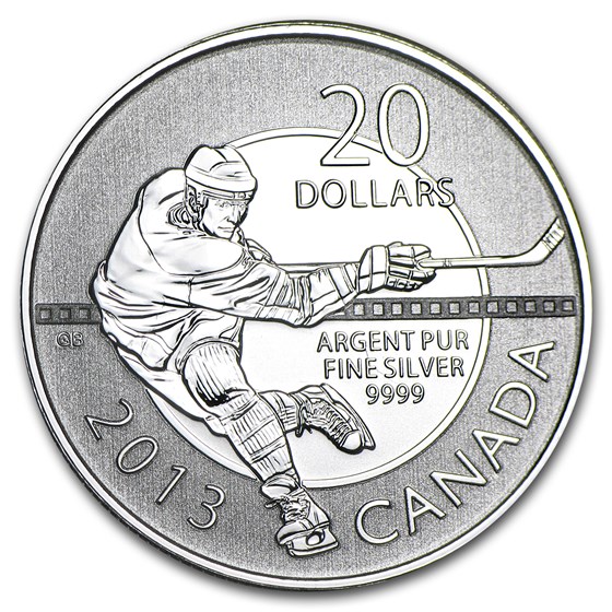 2013 Canada 1/4 oz Silver $20 Hockey (w/COA) 2013 Canada 1/4 oz Silver $20 Hockey (w/COA)
